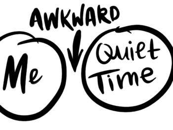 not doing quiet times is awkward venn diagram
